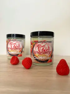 Strawberry Vanilla Cheesecake Candle 9oz