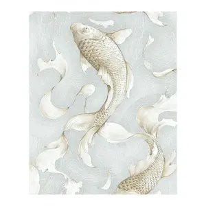 NextWall Koi Fish Peel and Stick Wallpaper Roll