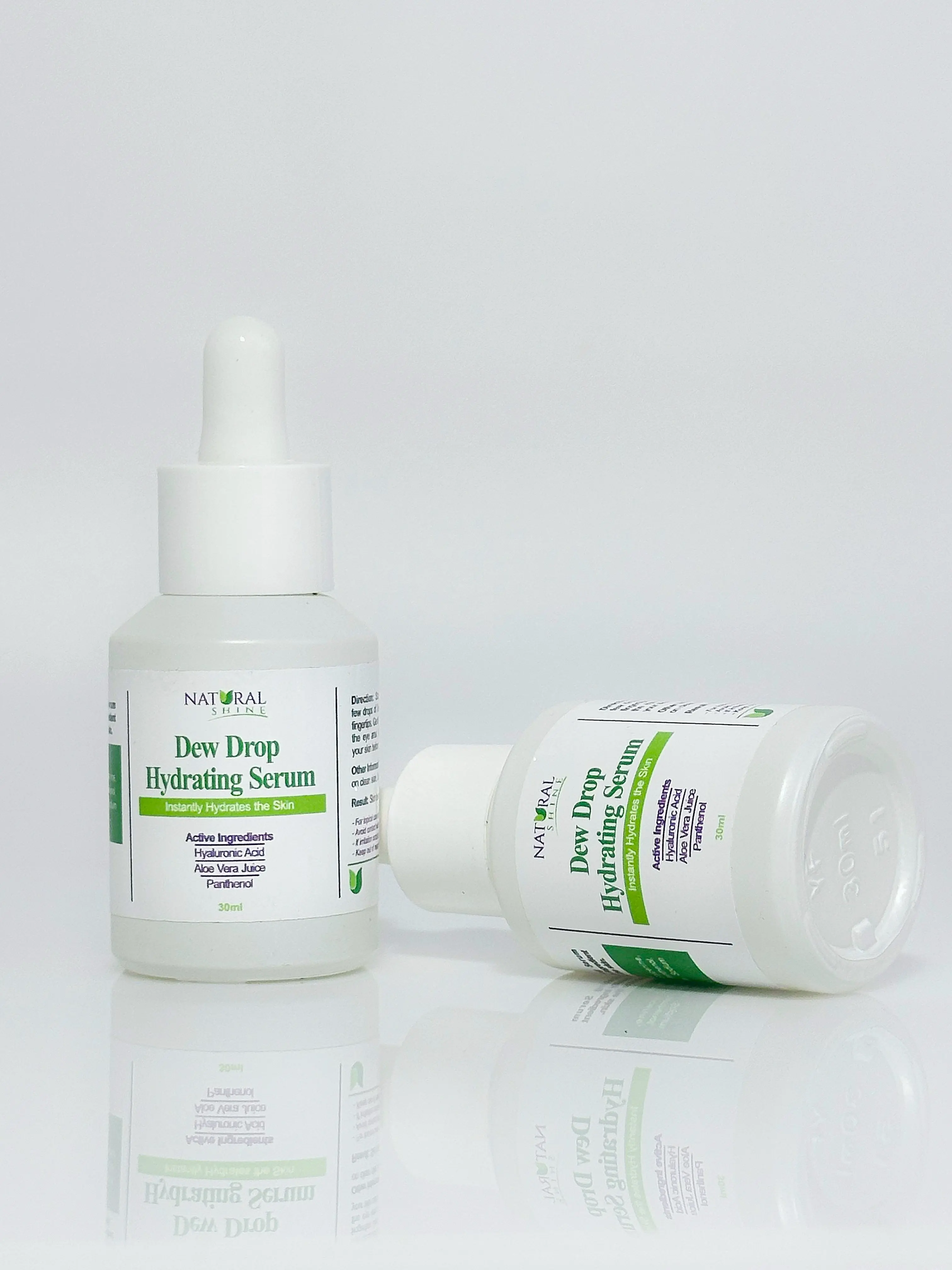 Natural Dew Drop Hydrating Serum - Moisture & Dewy Skin Repair - Hydrating Moisturizer for Radiant Glow - Powerful Ingredients for Soothing & Plumping Effects