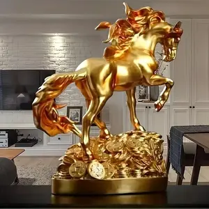 Creative Horse Design Statue, 1 Count Desktop Decorative Ornament, Decorative Art Sculpture for Home Living Room, Bar, Coffee Shop Decoration, Cute Horse Design, Decorative Figurines