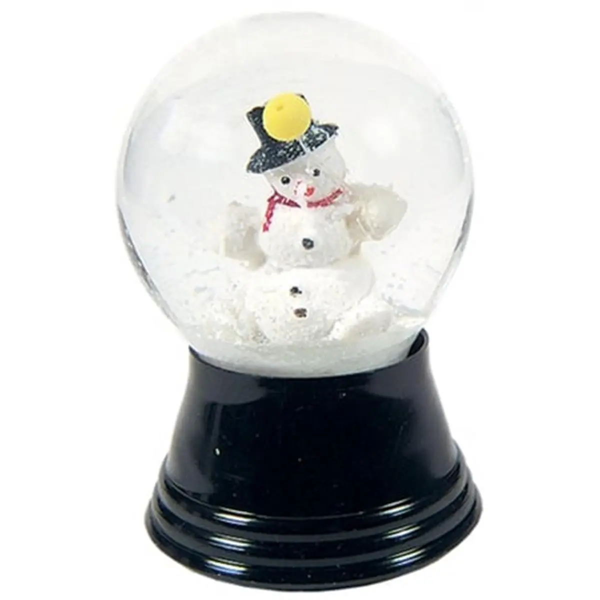 212 MAIN Perzy Real Blown Glass Snowglobe - 2.75h x 1.5w x 1.5d in., Small Snowman Figure, Cute Home Ornament, Glass Snowman Figure Christmas Decor