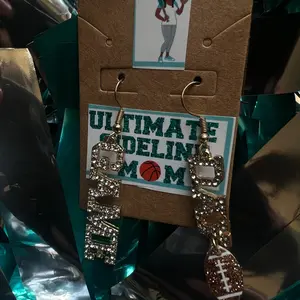 Game Day Football Earrings