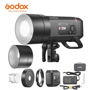 GODOX AD400 Pro II AD400Pro II AD400ProII 2.4G TTL 1/8000 HSS 400Ws Outdoor Flash,21.6V/2600mAh Battery,0.01~1s Recycle,460 Full Power Flashes,for Canon Sony Nikon Fuji Olympus Panasonic Etc Cameras