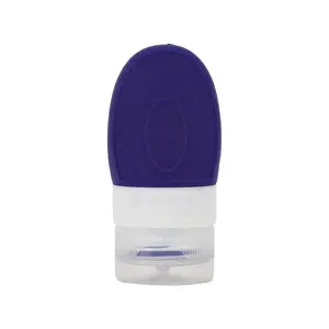VOCOSTE Refillable Portable Silicone Pump Bottle for Camping 1 Pc
