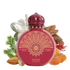 Velvet Moon Sonata | Oriental Floral | Extrait De Parfum 100ml | Almond,Saffron,Jasmine,Cedar,Ambergris,Wood,Musk | 8H+ Long Lasting Daily Use Fragrance