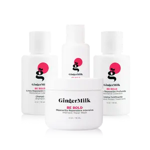 Repair Travel Set for Dry and Chemically Processed Hair | Repair Hair Set | Ginger Milk Natural Care
