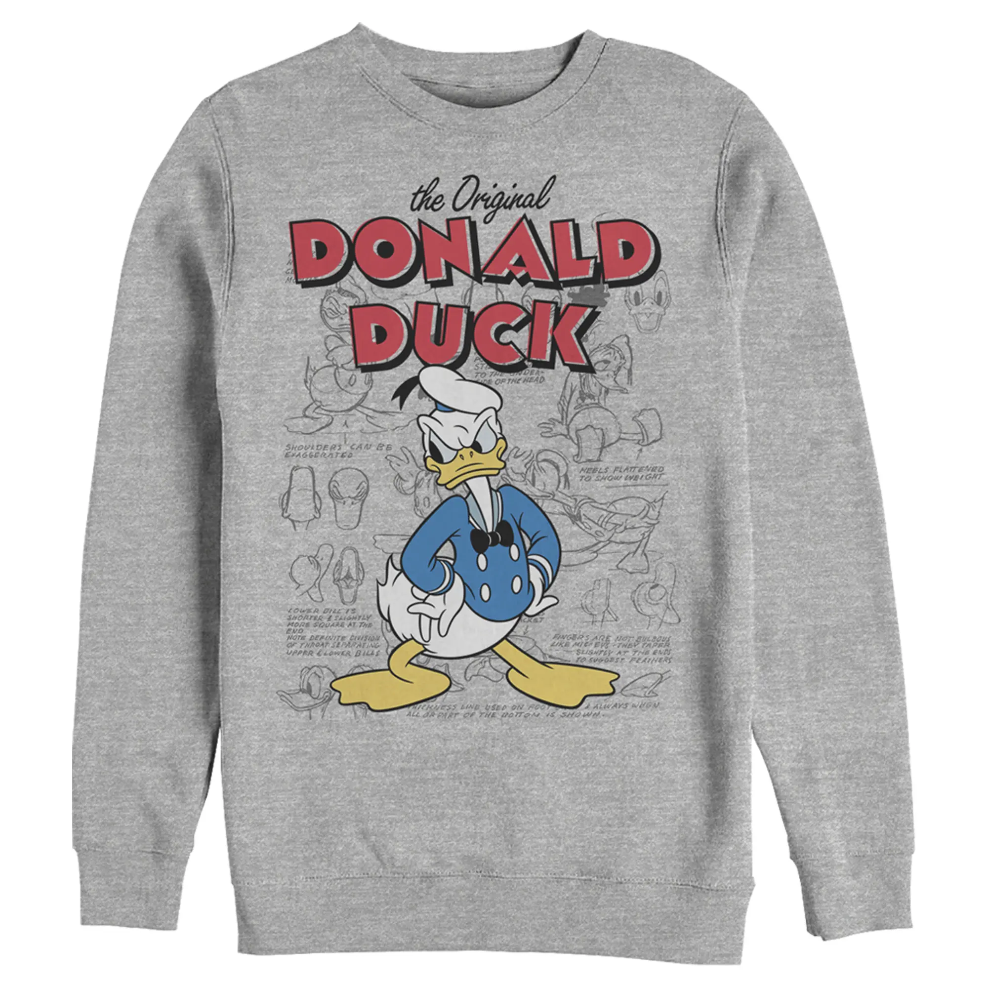 Men's Mickey & Friends Donald Duck Original Art Sweatshirt, Menswear, Fashion
