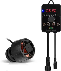 hygger 24/7 Mode Custom Current Aquarium Wave Maker with Controller, 24V DC Quiet Magnetic Powerhead Circulation Pump for Saltwater Freshwater Fish Tanks