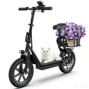 Electric Scooter with Smart App Control, 48V 10.4Ah/22.5Ah Battery, 22MPH Top Speed, 21-27 Miles Range, Rear Storage Basket