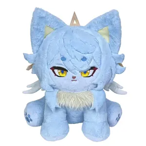 【NORESTOCKING】Plushshop 17in Cute Sunmeow Plushie Stuffed Toys Collectible Soft Animal Collectible Teddy Bear, Cuddly Stuffed Animal