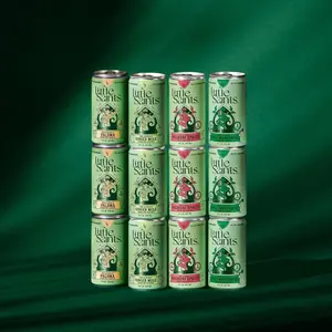 Little Saints Non-Alcoholic Cocktails - Powered by Reishi Mushroom - Relaxing - Zero Sugar - 5 Calories - Gluten Free - Best Sellers Variety Pack (12 cans)