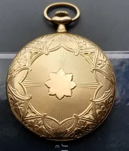 Rare Handcrafted 1908 Longines Grand Prix Pocket watch 14k Solid Gold