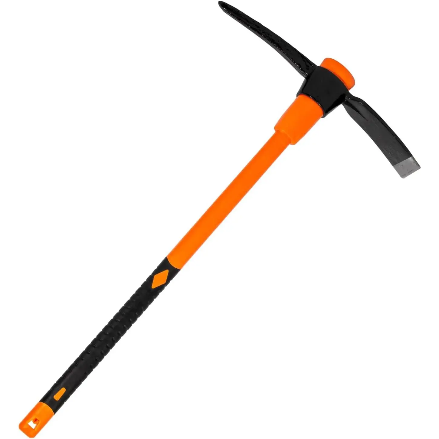 36 In Heavy-Duty Mining Pickaxe with Shock-Absorbing Handle - Hand Tool for Hardware, Mining Applications | Essential Tools & Hardware Equipment