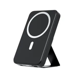 Vaiseke Magnetic Wireless Power Bank - 10000mAh Mag-Safe Portable Charger 22.5W PD Fast Charging with Built-in Cables LED Display, Magnetic Battery Pack for iPhone 17/16/15/14/13/12/Pro/Mini/Pro Max Usb Cellphone