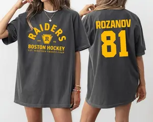 Comfort Colors® Ilya Rozanov 81-Boston Raiders Tee,Hudson Williams Connor Storrie Shirt, Heated Rivalry, Ilya Rozanov Shane Hollander Shirt