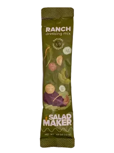 Milford Spice Salad Maker - Single Stick Pack of Ranch Dry Salad Dressing Mix - Blend 12 ounces of dressing! Sugar Free, Dairy Free, Gluten Free