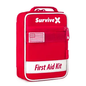 SURVIVEX Small Outdoor First Aid Kit - Ideal for Hiking, Sports, Camping, Backpacks Survival Equipment Set Survival Gear