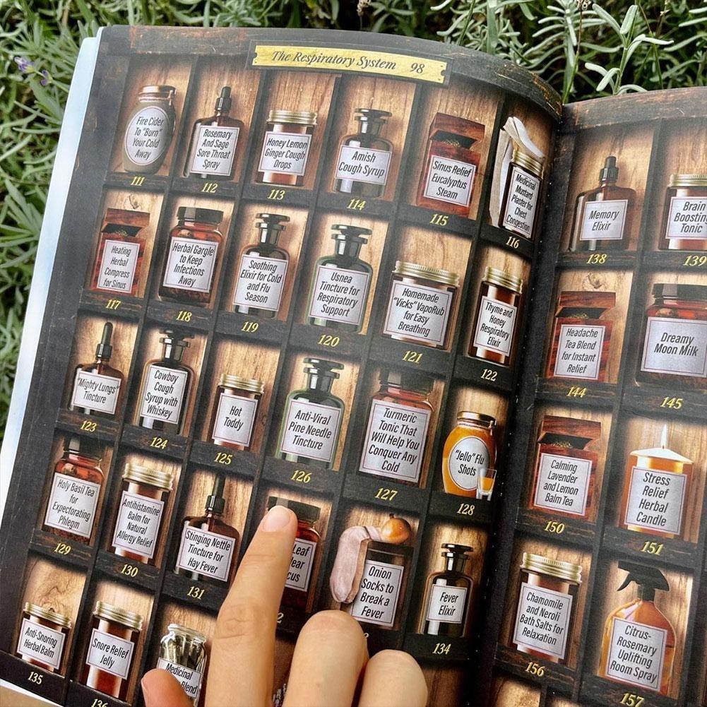 Herbal Remedies Book - 250 Herbal Remedies for At Your Fingertips, The Home Doctor Book for Every Family, Everyday Well