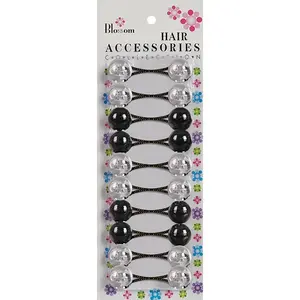 BLOSSOM - Hair Accessories Hair Knockers 10PCs Clear Assorted #PPP01-03B