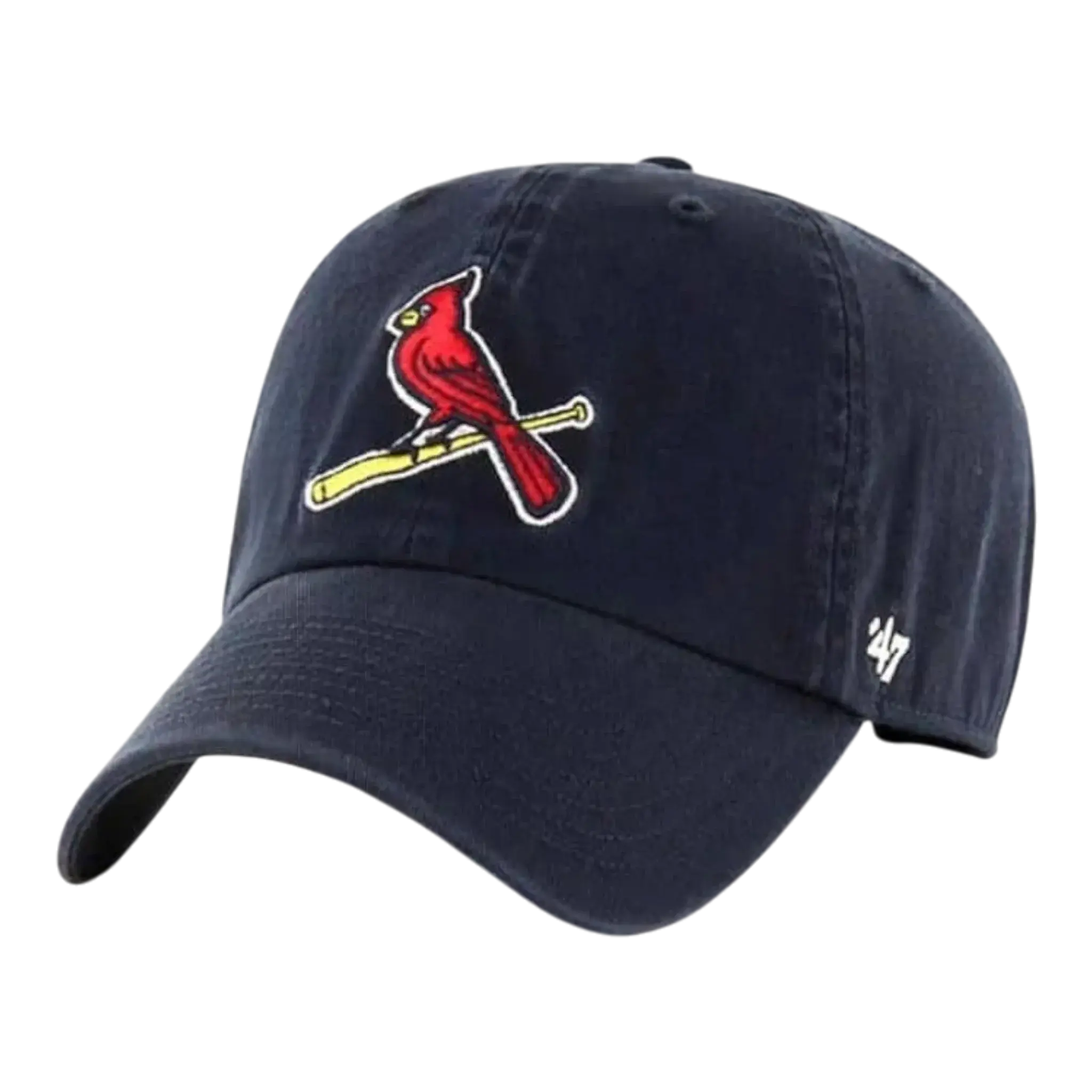 47 Brand Clean Up St. Louis Cardinals Strapback in Navy | Adjustable Cap