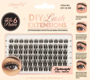 Amor Us # 12 DIY Lash Extension Eyelashes - Customizable Eyelashes for Everyday Use springtok eyelash extension