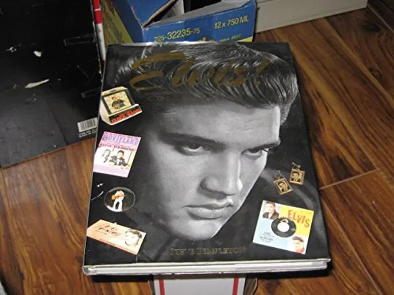 USED Book - Elvis!: An Illustrated Guide to New and Vintage Collectibles by Steve Templeton (Hardcover) - english