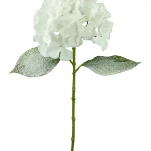 29" Snowy hydrangea stem