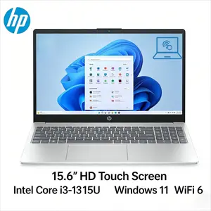 HP 15.6" Touchscreen Laptop, Intel 13th Core i3-1315U(Up to 4.5GHz), Intel UHD Graphics, Copilot AI, Wi-Fi 6, Wi-Fi 6, Win 11 Pro, 16 GB RAM, 1 TB SSDNatural Silver