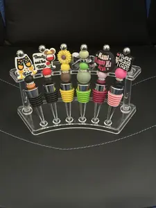 Beaded Wine Stoppers - Original Design with Colorful Beads - Classic Elegant Closure for Wine - Ideal for Home Decor