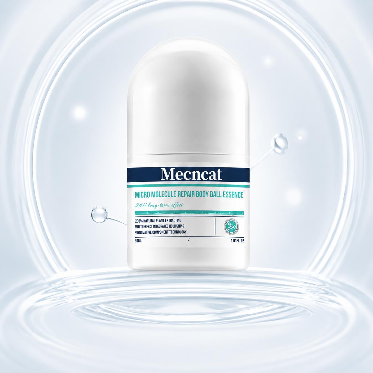 Mecncat Multi-Effect Strengthening Rollerball Micro-Molecular Serum - Botanical Extract-Infused Skincare Serum for Daily Skin Care