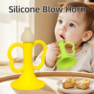 Baby Silicone Trumpet Toy, Safe & Durable Design, Ideal for Infant Development, Perfect Gift for Babies & Toddlers, Hlx310a Model