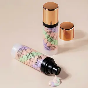 3-Color Waterproof & Sweatproof Concealer-Foundation, Lightweight Silky Texture, Long-Lasting for Any & All Skin Types, Beauty & Personal Care Makeup Accessory