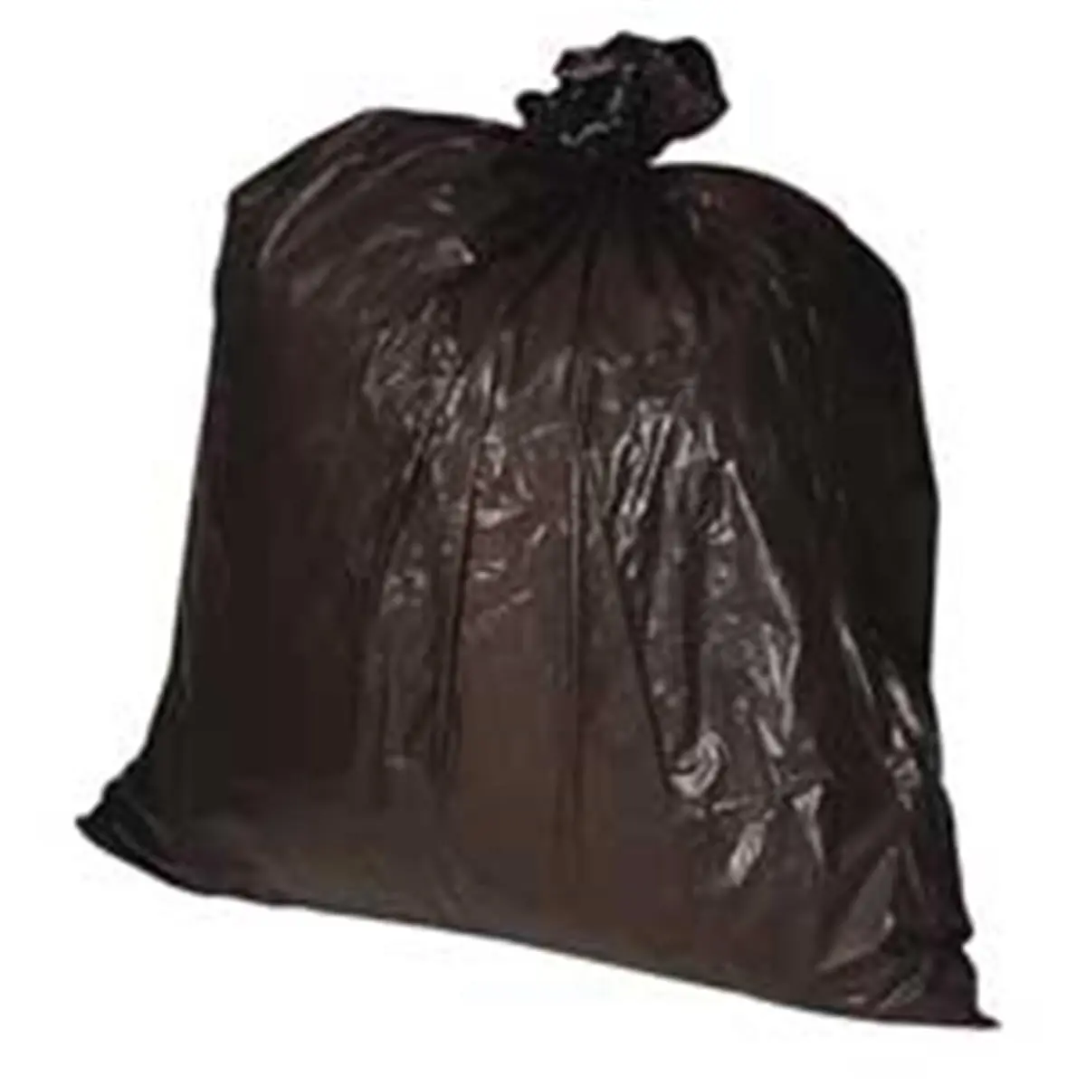 212 MAIN Disposable Heavy-Duty Recycled Trash Bags - 1.50 Mil Thickness, 2-Ply Fold, Durable, Puncture-Proof, 20-30 Gal Capacity, 100 Pcs, Black Home Care Supplies