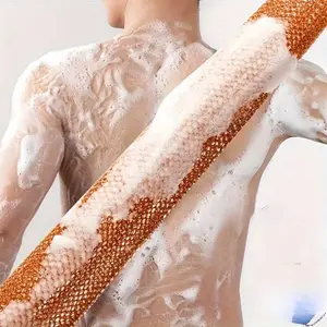 African Nylon Exfoliating Bath Towel, Soft and Scrub, Body Wash Scrubber, Ideal for Exfoliating and Bubble Foaming, Essential Bathroom Accessory, Exfoliating Tool