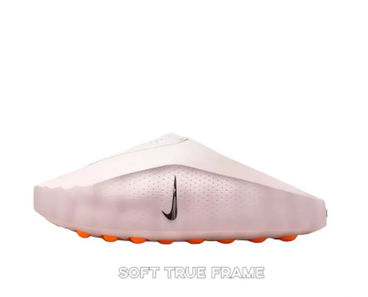 Pale Pink, Breathable Foam Athletic Recovery Slide