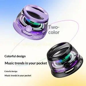 Cosmic Bird G200 Magnetic Bluetooth-compatible Speaker, Portable Mini Speaker with RGB Lights, 3D Surround Sound, Christmas Birthday Gift