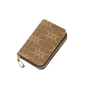 Credit Card Wallet for Women and Men, Secure Zipper Cardholder with Accordion Design, Compact Money Organizer and Business Card Case, Holder for Social Security and Insurance Cards