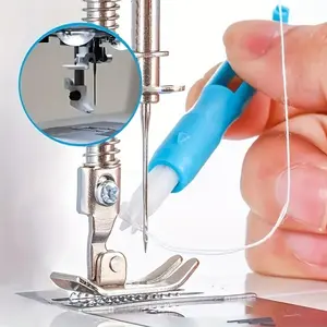 Automatic Needle Threader, Effortless Household Sewing Solution, Sewing Tools, Durable Plastic, Compact & Portable for Quick Sewing Needs
