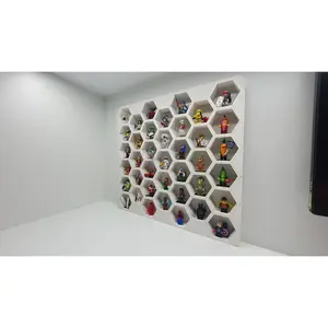 Wall Display Holds 39 Minifigures Compatible with Lego