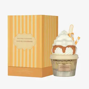 Whipped Pleasure Eau de Parfum Spray 75ml Give Me Gourmand Collection Whipped Cream Caramel Vanilla Scent Long Lasting Fragrance for Gourmand Lovers