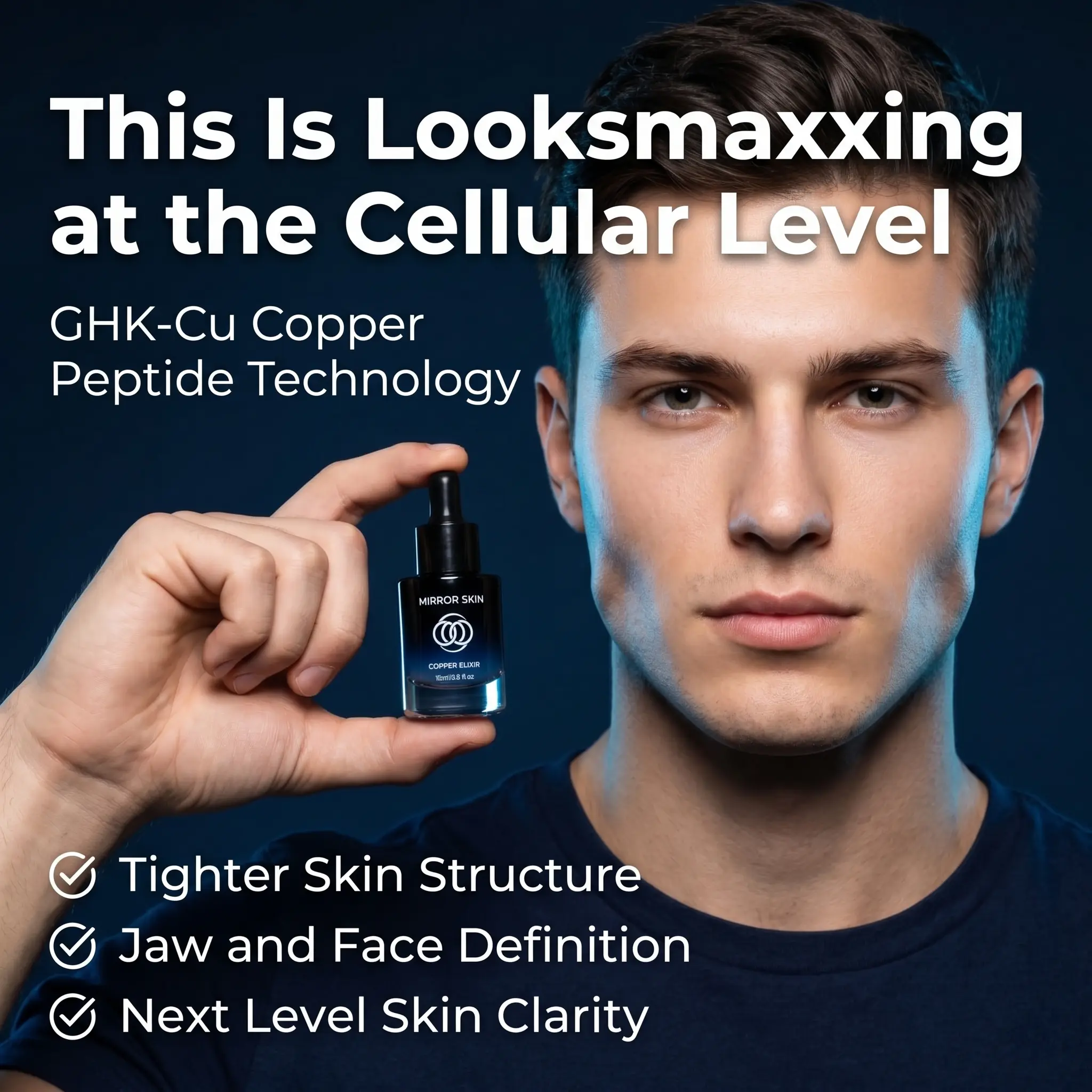 ghk cu mirror skin GHK Copper Elixir - Radiant Skin Repair Serum for Ageless Complexion & Mirror Skin Treatment Toner