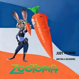 Judy and Nick Recording Pen Electronic Sound Toy, Write Graffiti Ballpoint Pen, Novelty Gift for Kids, Holiday Present, Magic Gift