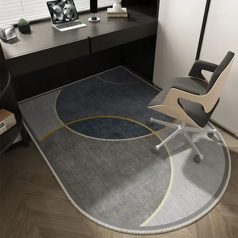 VIKAMA Study Computer Chair Carpet Bedroom Bedside E-Sports Room Soundproof Anti-Wear And Anti-Slip Floor Mats Home Decoration