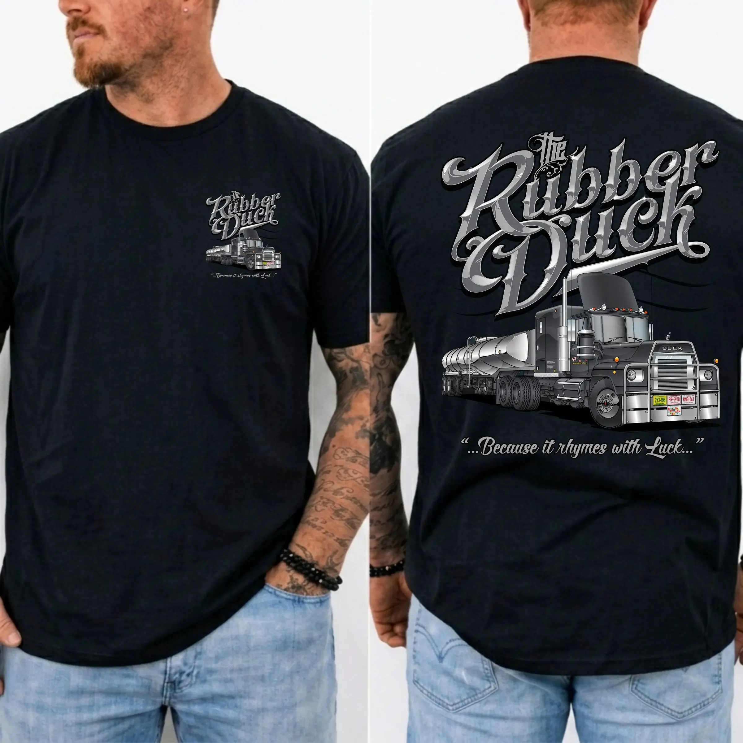Rubber Duck Mack Truck Shirt, Convoy Movie Hoodie, Classic Trucker Graphic T-Shirt, Gift For Truck Drivers, MADE IN USA