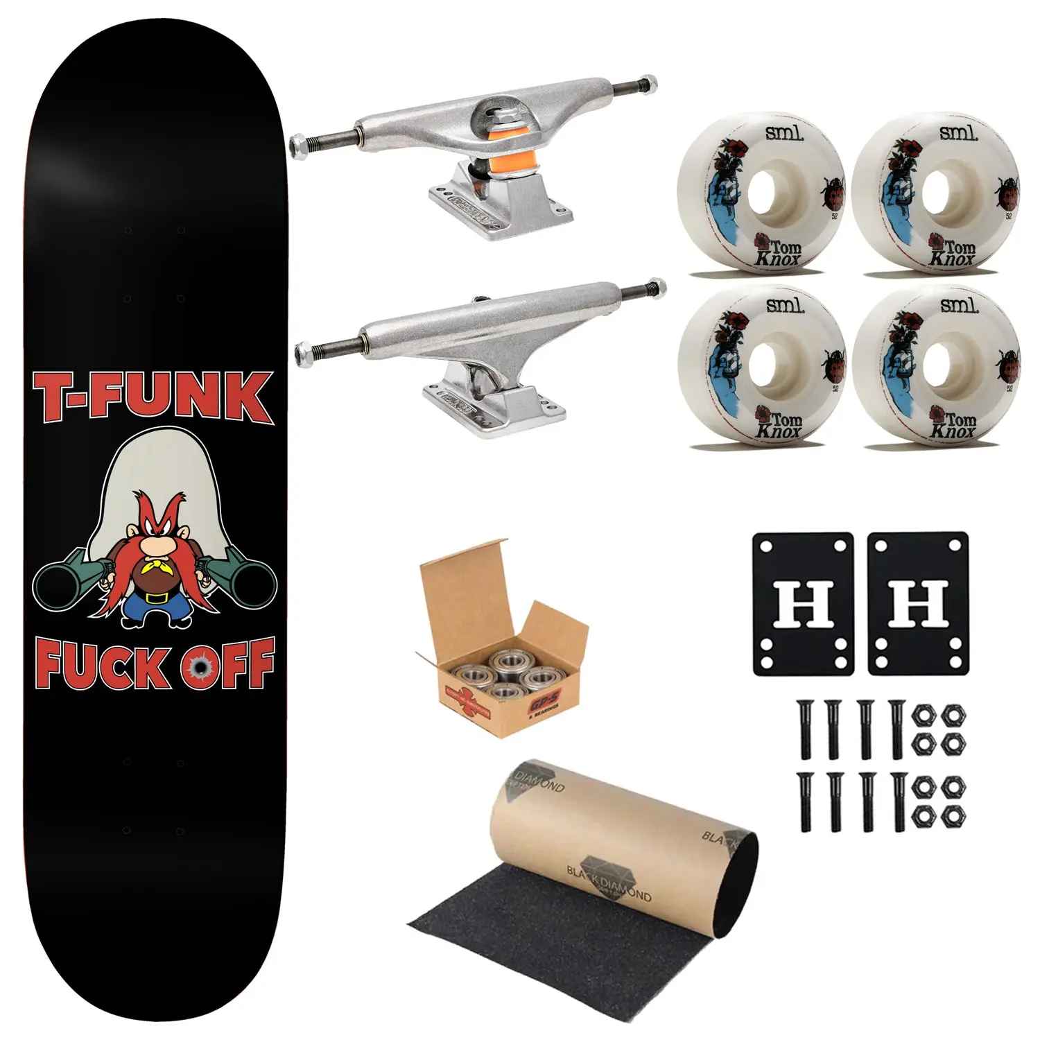 Baker Premium Complete Skateboard T-Funk Yosemite 8.75" Ft. Independent/SML