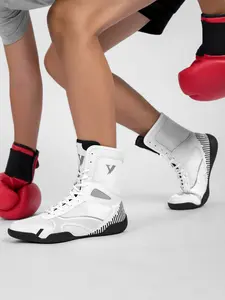 Men's Boxing Shoes, Professional Boxing Shoes, High Top Lace Up Training Shoes, Gym Shoes, Combat Training Shoes, Indoor Boxing Training Shoes, Sports Training Shoes, Boxing Boots