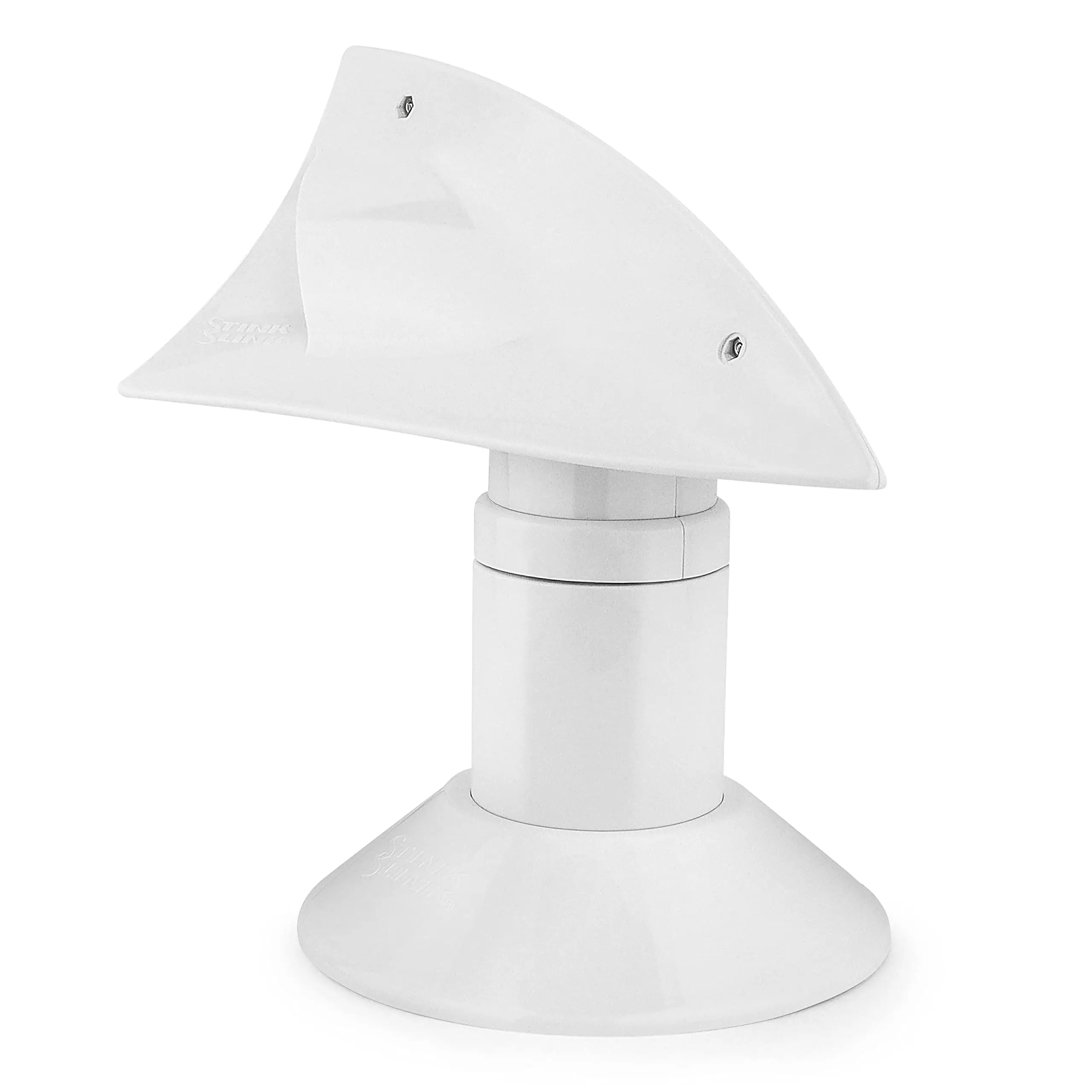 Stink Slink Swiveling Vent Cap for RV Sewer - Fits Standard 1 1/2" Pipe in Campers, Trailers, Motorhomes (White)