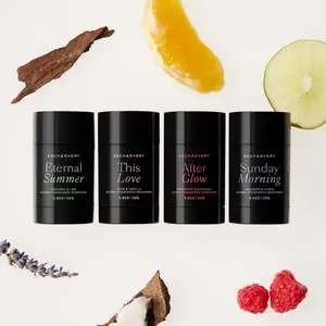 Each & Every The Mini Edit (4 Pack, 0.8oz - Coconut & Lime, Lavender & Lemon, Rose & Vanilla, Raspberry & Mandarin)