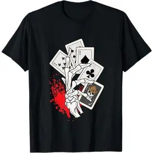 Poker Casino Dead Man's hand Two pair poker player Hand T-Shirt