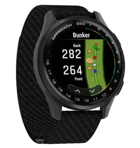 Garmin Approach S50 GPS Golf Smartwatch with Preloaded Maps, Auto Shot Tracking, High-Resolution Display, Fitness & Health Tracking, and Smart Notifications - Wearable